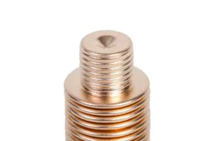 Mera Bellows Bronze metal bellows with customized thread termination