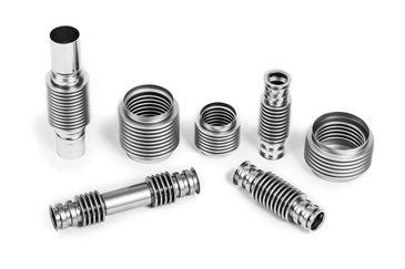 Metallic compensators: Absorb axial, angular and lateral movements